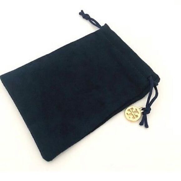 NWOT Tory Burch Red Enamel Smaller Red Enamel Huggie Hoop Earring’s - Picture 3 of 3